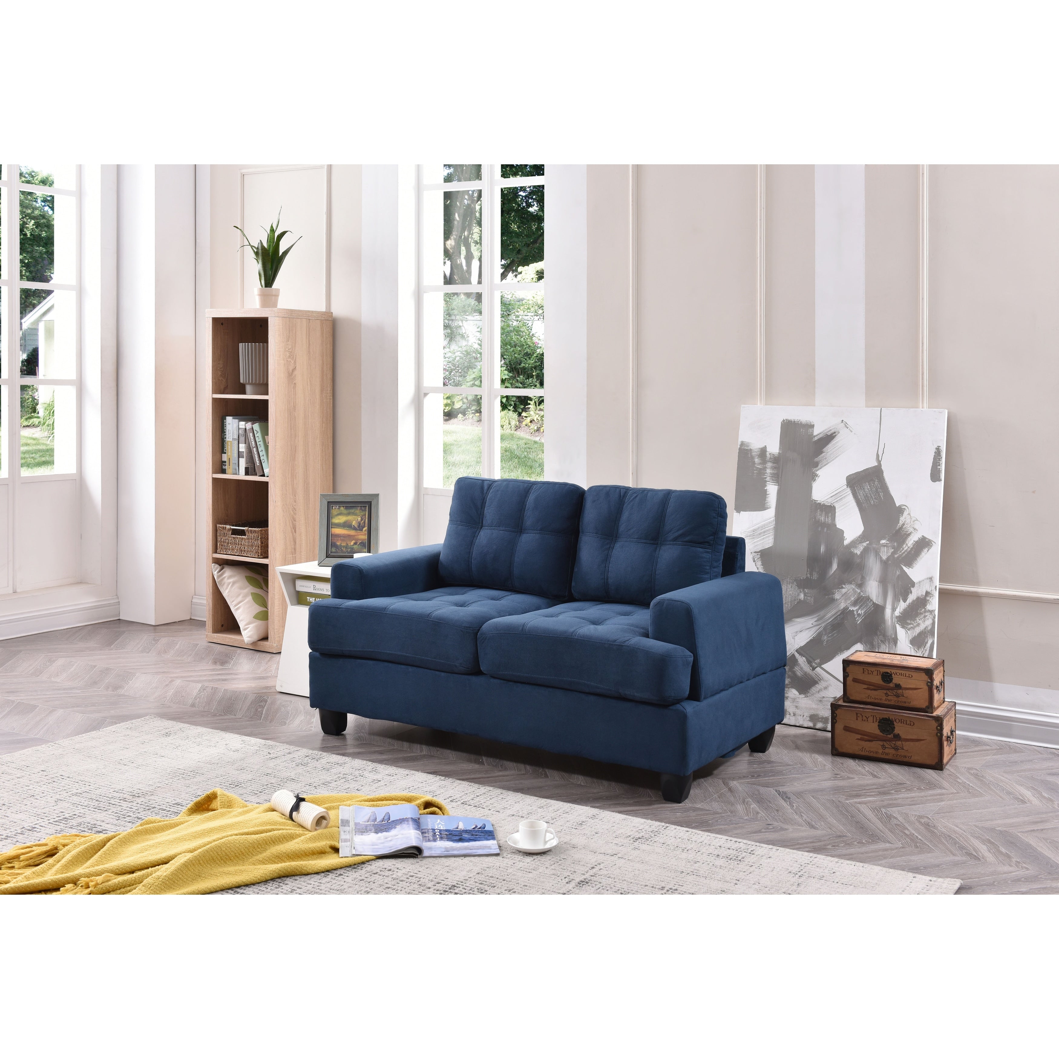 Sandridge Faux Leather Loveseat