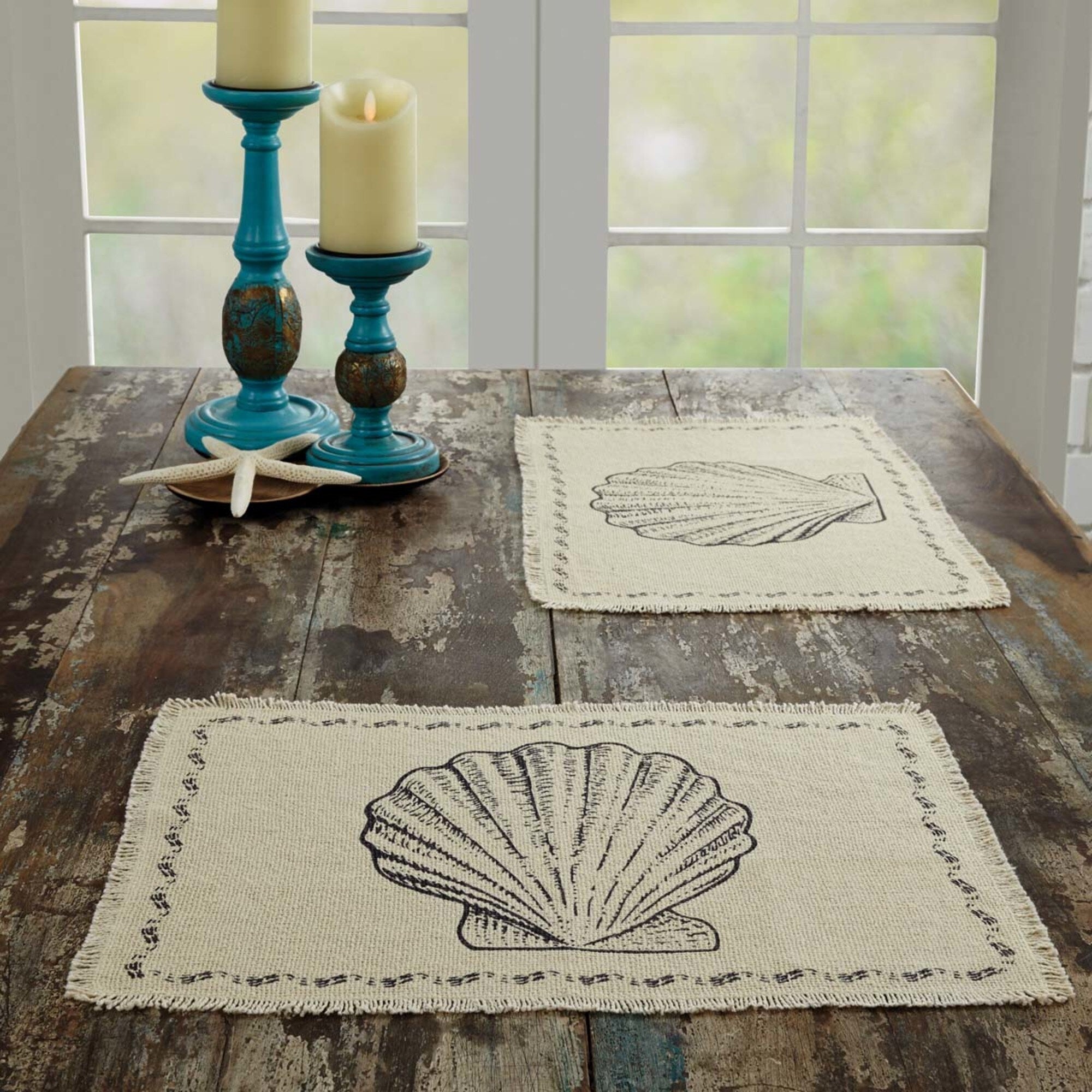 Sandy Burlap Placemat Set Of 6