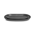 Sango Anderson Black Large Ceramic Serving Platters Set Of 2 14 12 Inch