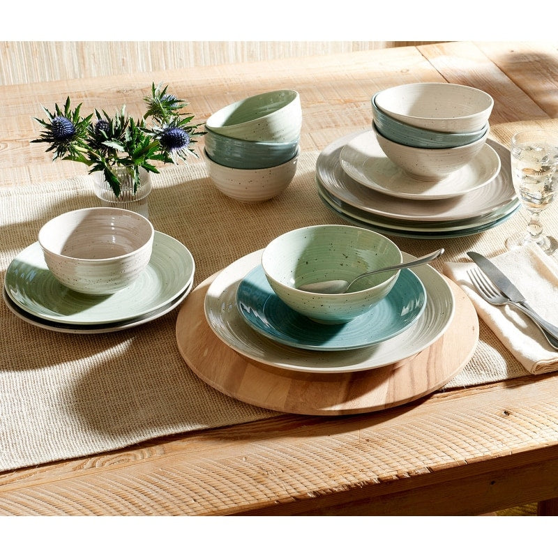 Sango Siterra Mixed 16 Piece Dinnerware Set Service For 4 Multi