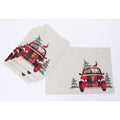 Santa Claus Riding On Car Christmas Placemats 14 By 20 Inch Set Of 4