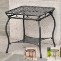 International Caravan Sante Fe Nailhead 20 Inch Side Table