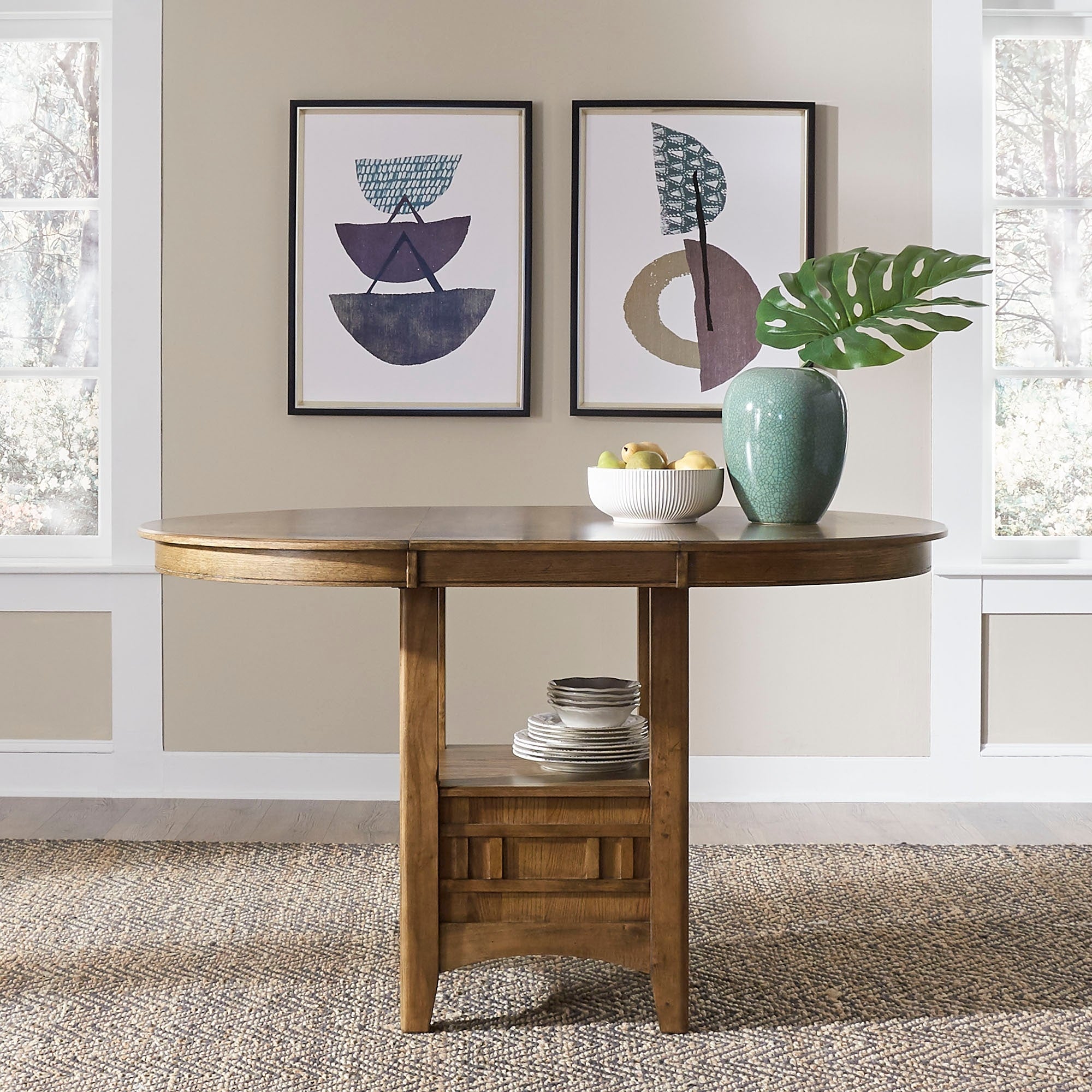 Santa Rosa Ii Antique Honey Pub Table