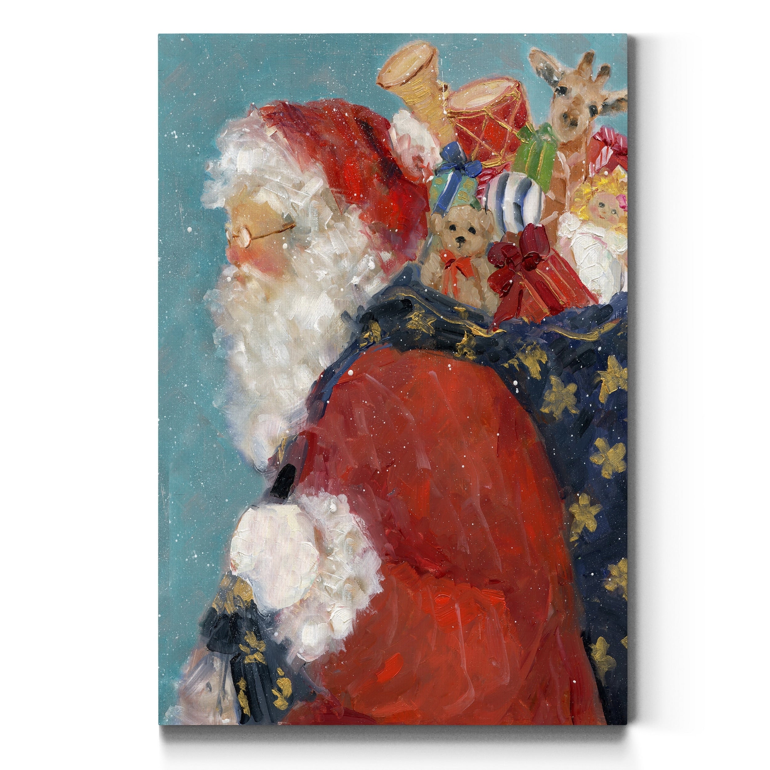 Santas Ready Gallery Wrapped Canvas