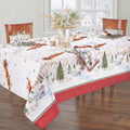 Santas Snowy Sleighride Tablecloth