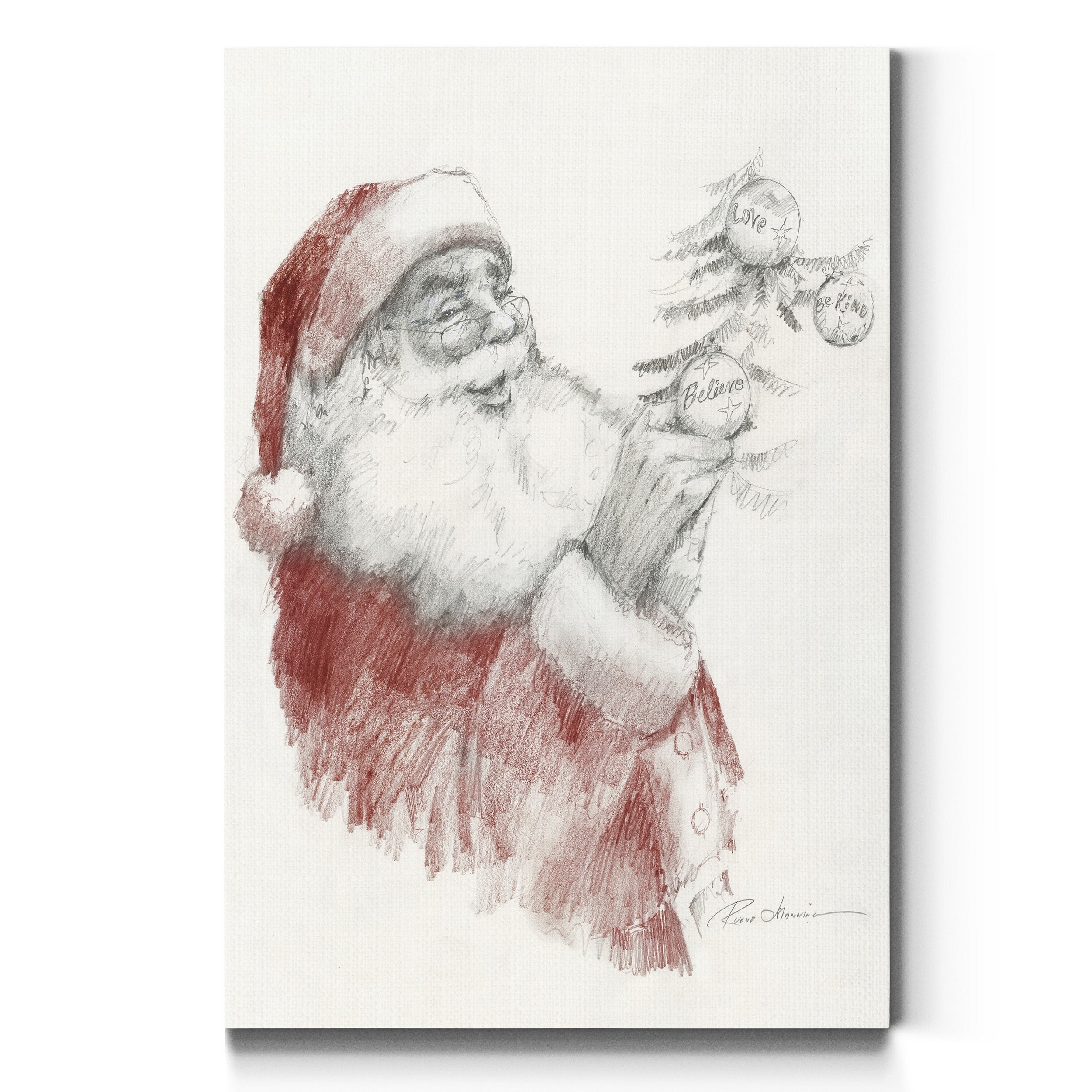 Santas Touch Gallery Wrapped Canvas