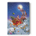 Santas Sleigh Gallery Wrapped Canvas