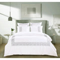 Broderie Ensemble Housse De Couette Collection Sanya Embroidery Duvet Set Grey
