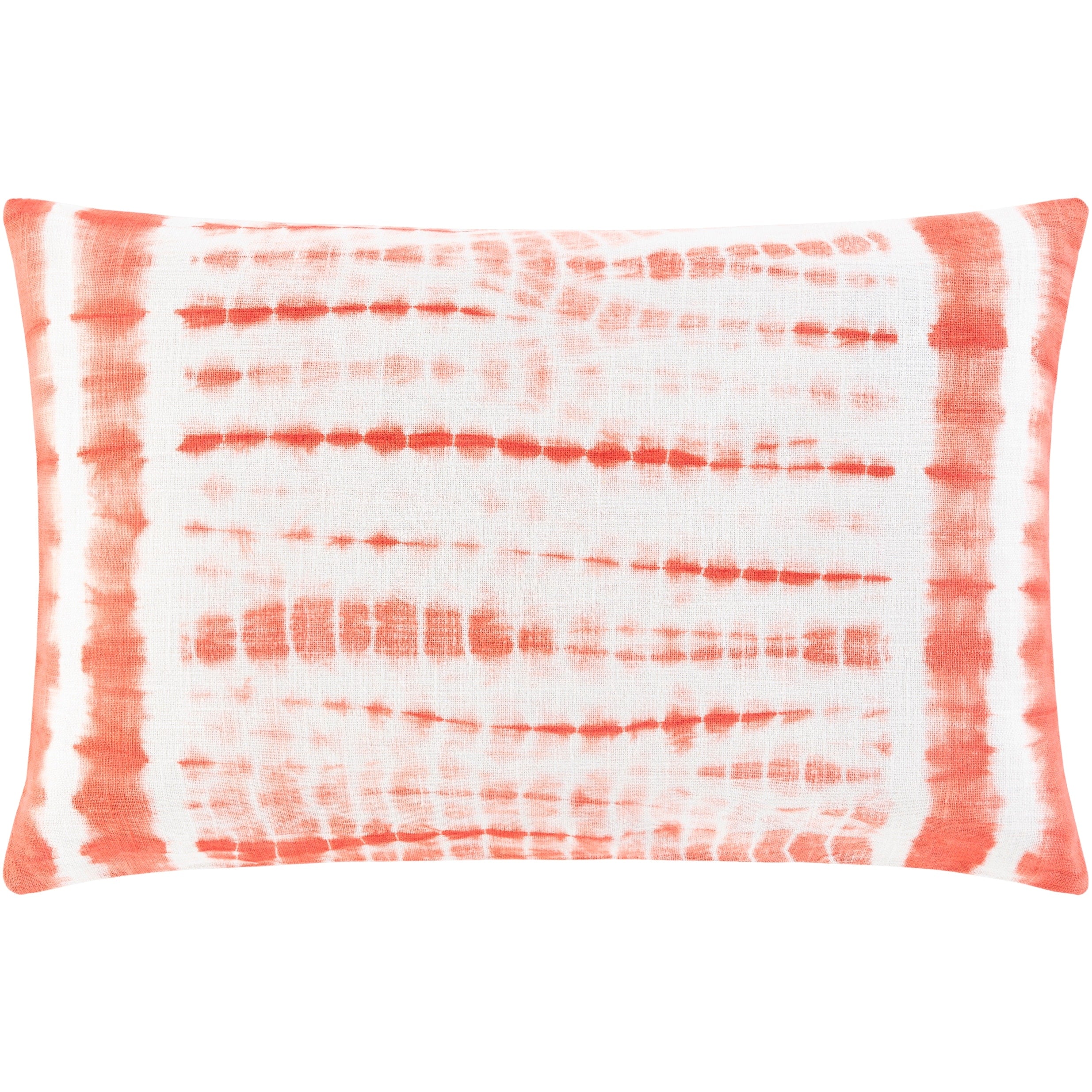 Saran Tie Dye Striped Cotton 14X22 Inch Lumbar Throw Pillow