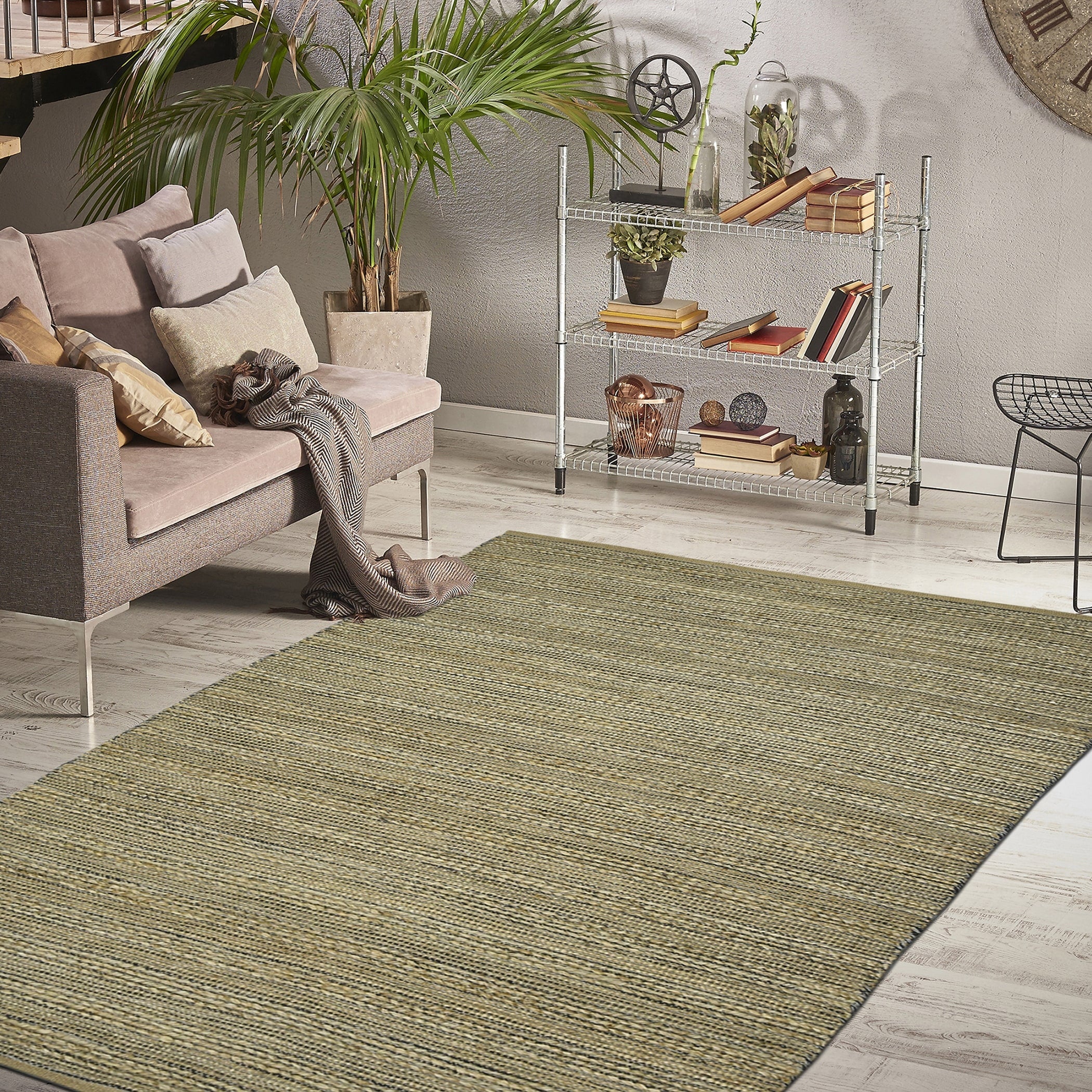 Flat Weave Saratoga Jute Cotton Rug 8 X 10