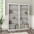 Saratoga Tall 5 Shelf Bookcase Set Of 2 By Bush Furniture