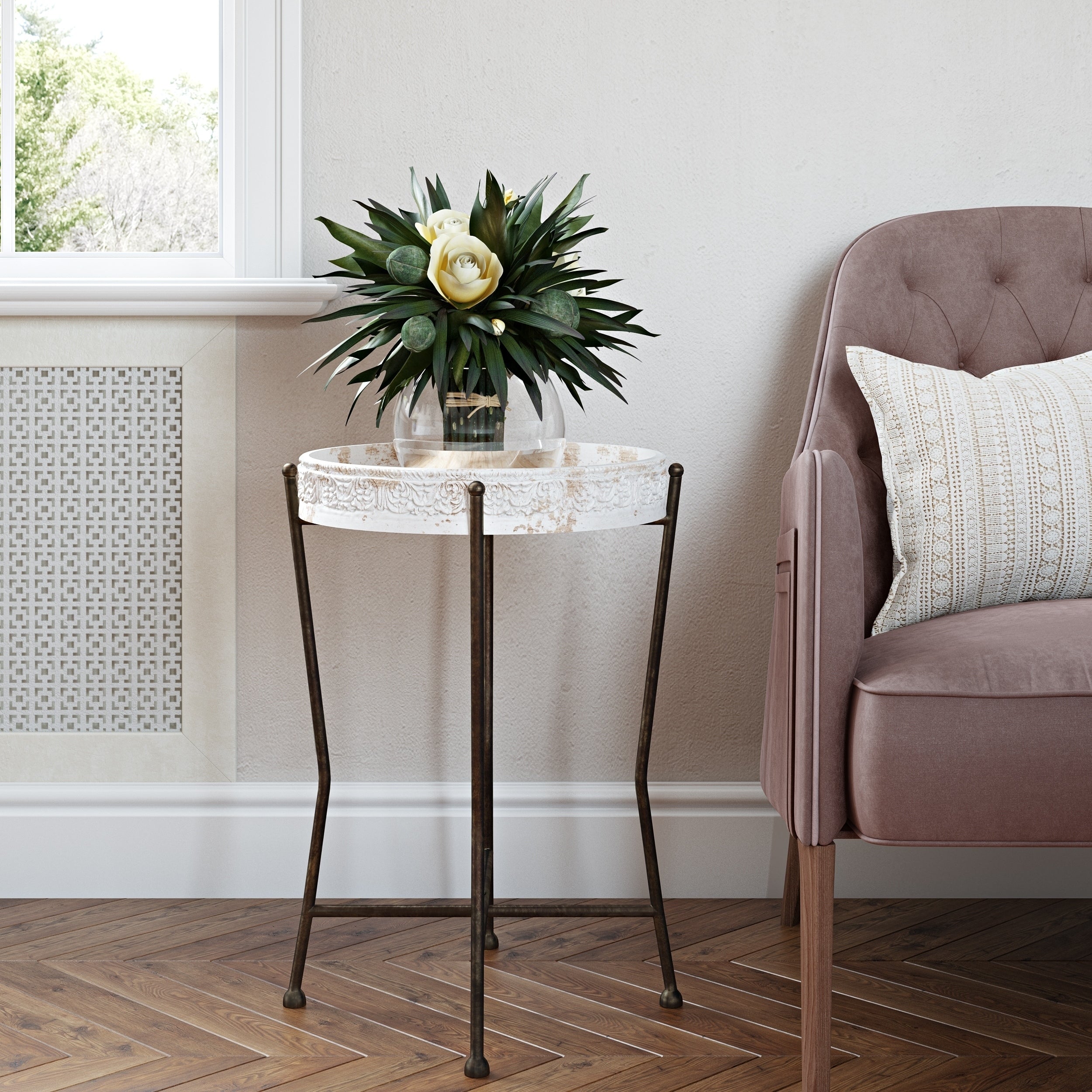 Sarina Farmhouse Accent Table