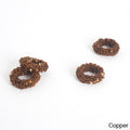 Saro Beaded Metal Napkin Rings Set Of 4