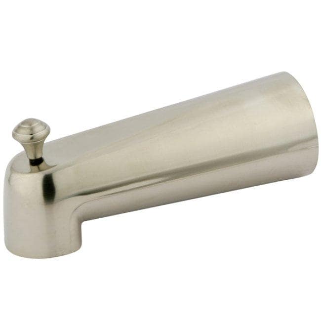 Satin Nickel 7 Inch Zinc Tub Diverter Spout