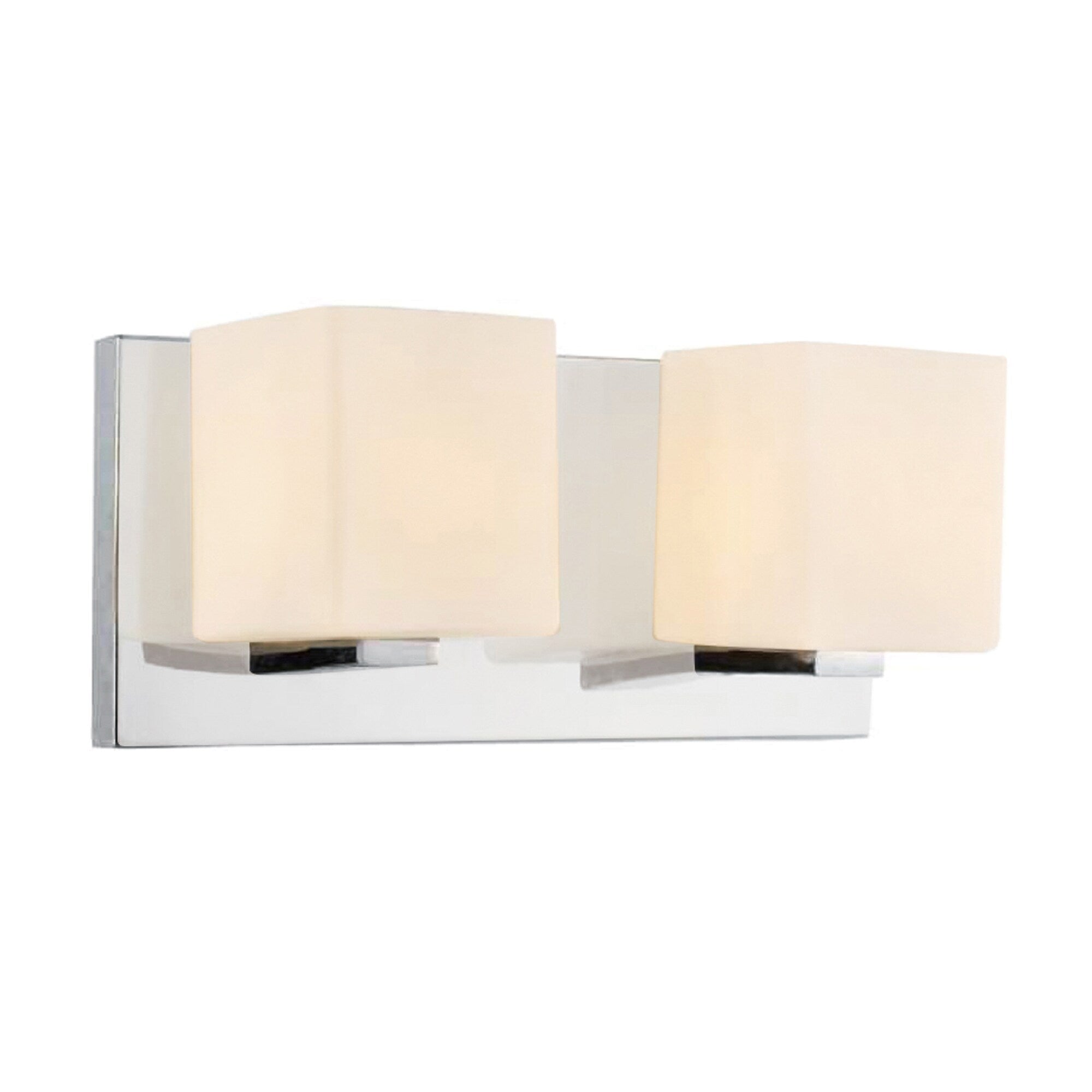 Porch Den Mcintosh Satin Nickel Finish 2 Light Wall Sconce