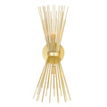 Carson Carrington Dadran 2 Light Gold Leaf Wall Sconce