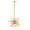 Savannah 6 Light Chandelier With Gold Leaf Finish Gold Leaf