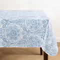Savannah Boho Paisley Printed Vinyl Indoor Outdoor Tablecloth