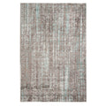 Savannah Gray Blue Abstract Area Rug 96 X 139