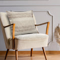 Savannah Farmhouse Striped Throw Pillow With Fringe