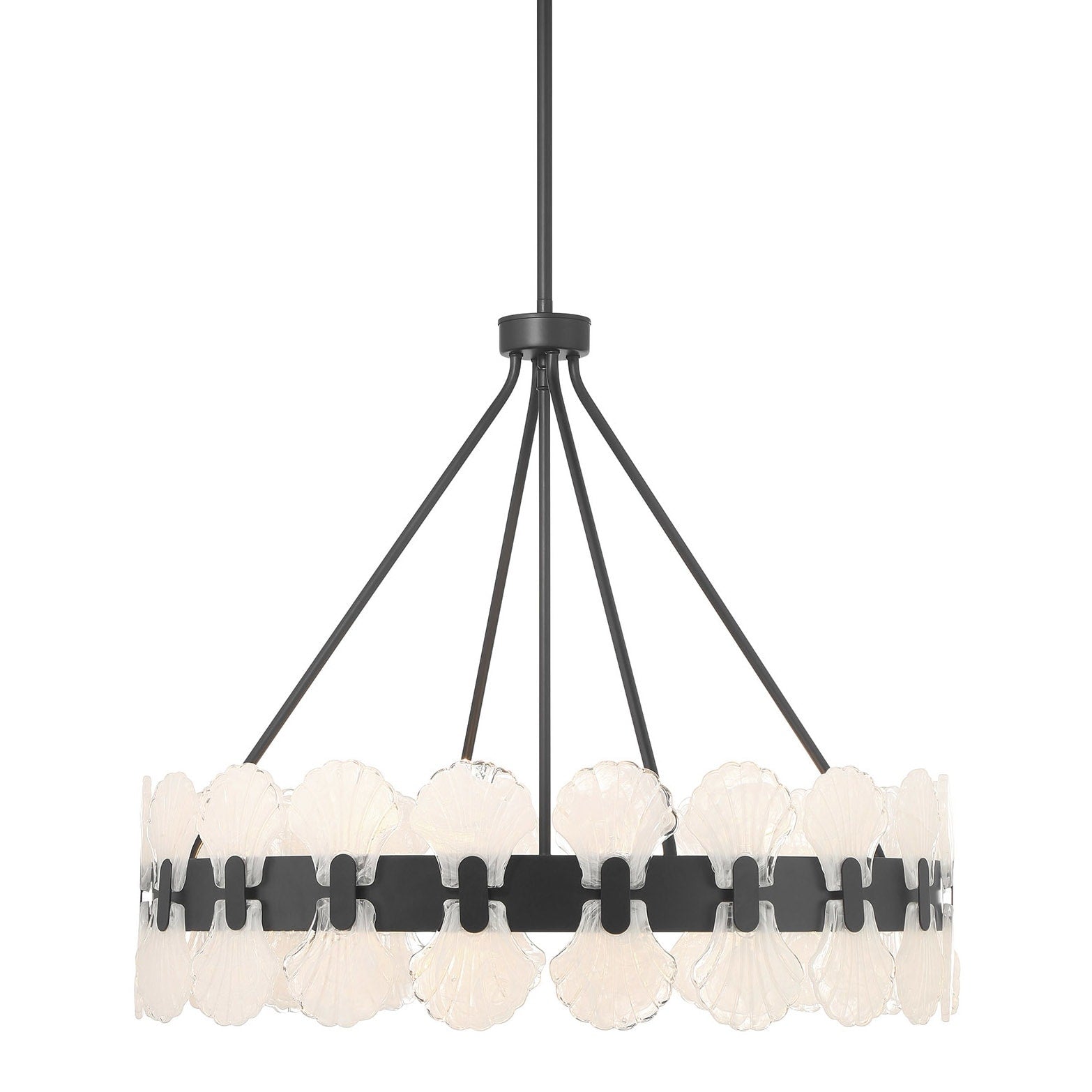 Savoy House 1 3605 6 Bancroft 6 Light 30 Wide Led Drum Chandelier