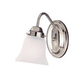 Savoy House Brighton 1 Light Wall Sconce In Satin Nickel