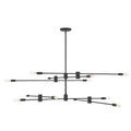 Savoy House Lyrique 12 Light 54.25 Wide 6 Tier Abstract Chandelier