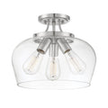 Savoy House 6 4035 3 Octave 3 Light 13 Wide Semi Flush Ceiling Fixture With Cle