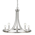 Sawyer 5 Light Satin Nickel Chandelier