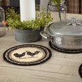 Vhc Sawyer Mill Farmhouse Classic Country Tabletop Kitchen Poultry Stenciled Jute Trivet
