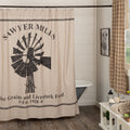 Vhc Sawyer Mill Farmhouse Bath Windmill Shower Curtain