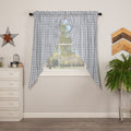Sawyer Mill Lined Prairie Curtain Set 63 X 36