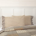 Vhc Dark Creme White Farmhouse Country Bedding Sawyer Mill Striped Pillow Case Set Of 2