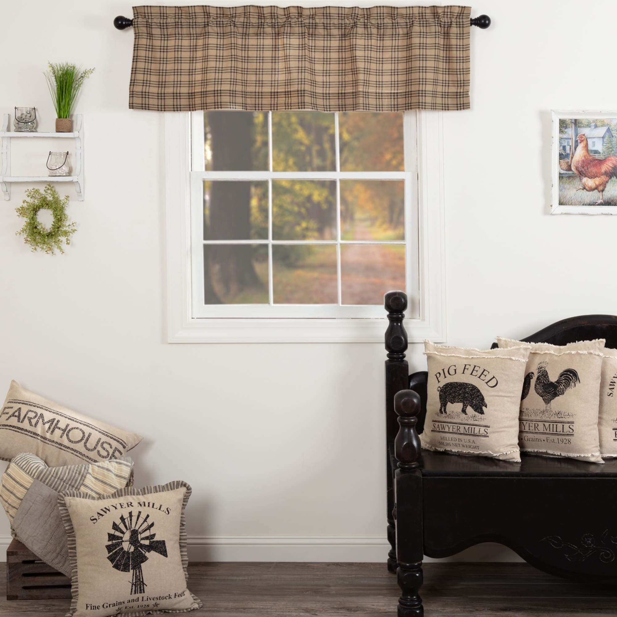 Sawyer Mill Lined Valance