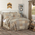 Farmhouse Bedding Miller Farm Quilt Cotton Patchwork Chambray