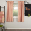 Vhc Brands Farmhouse Miller Farm Ticking Stripe Cotton Rod Pocket Curtain Panel Pair