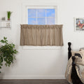 Vhc Brands Cotton Striped Rod Pocket Farmhouse Kitchen Curtains