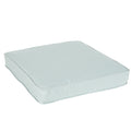 Sawyer Sunbrella Canvas Spa Blue Indoor Outdoor Corded Square Chair Cushion