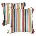 Sawyer Sunbrella Carousel Confetti Indoor Outdoor 20 Inch Corded Pillow Set
