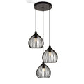 Sayer Collection Pendant D16.0 H23.1 Lt 3 Black Finish