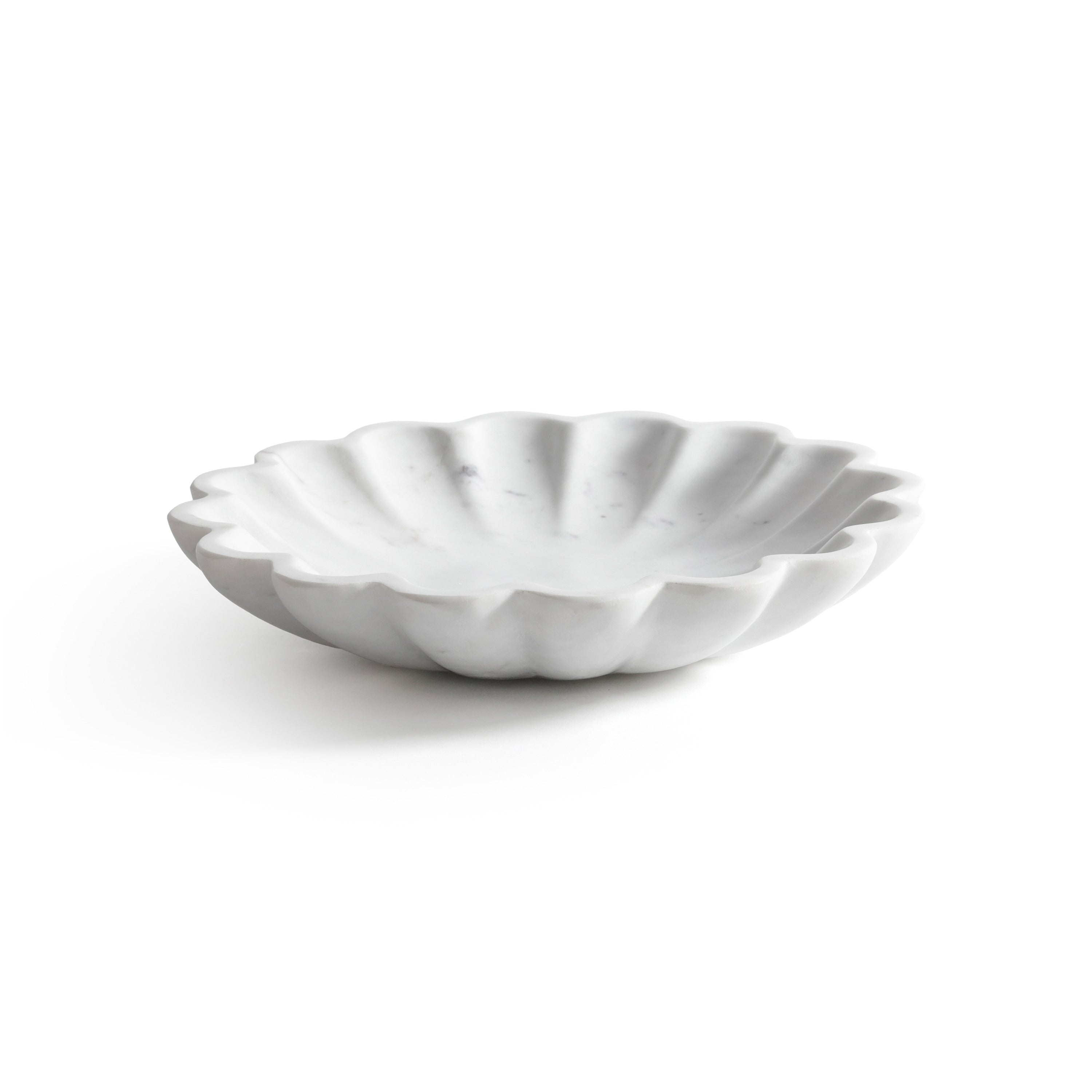 Scallop Flower Marble Bowl