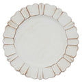 Scalloped Ruffled Design Charger Plates Set Of 4
