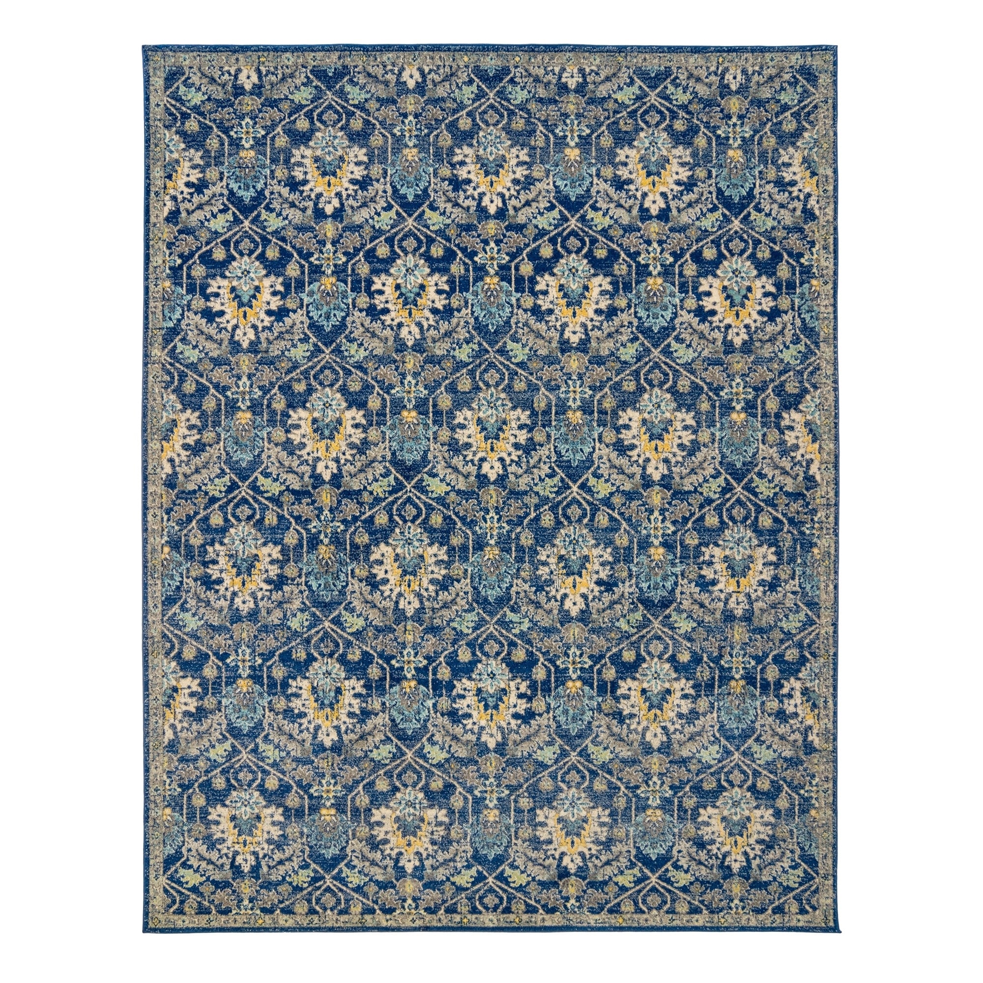 Scanda Marlowe Blue Area Rug 53 X 7 By Gertmenian 5 X 7
