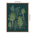 Scandinavian Boreal Forest By Alexandra Weise Framed Canvas Wall Art
