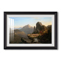 Scene From The Last Of The Mohicans 1827 Thomas Cole Custom Framed Print