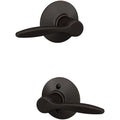 Schlage F10 Del Delfayo Passage Door Lever Set With Plymouth Trim