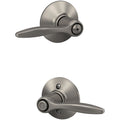 Schlage F40 Del Delfayo Privacy Door Lever Set With Plymouth Trim From