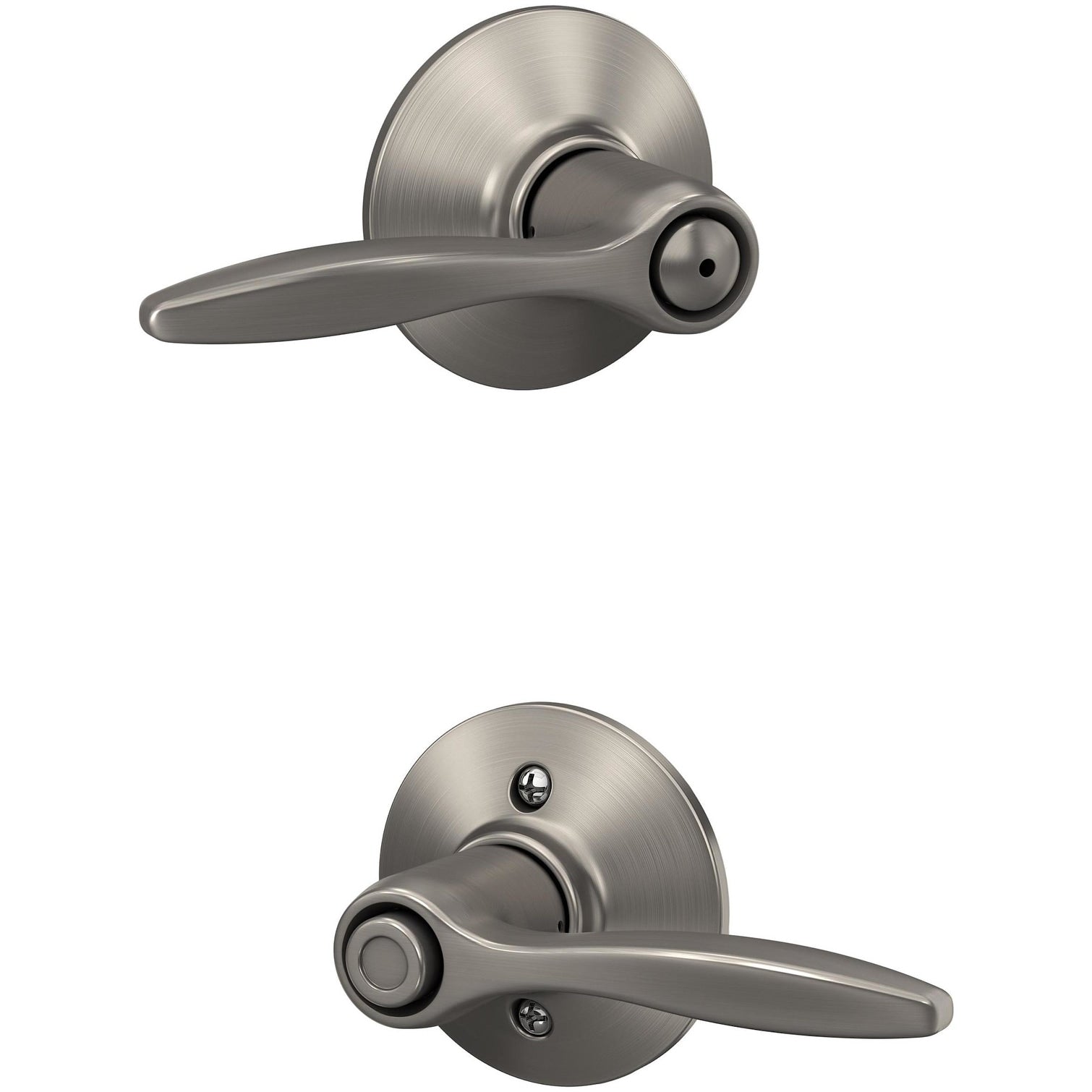 Schlage F40 Del Delfayo Privacy Door Lever Set With Plymouth Trim From