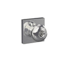 Schlage F51A Ply Col Plymouth Keyed Entry Single Cylinder Door Knob Set With Collins Trim