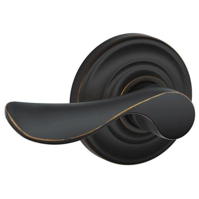 Schlage Fa170 Chp Lh Champagne Left Handed One Sided Dummy Door Lever With Decorative Andover Trim